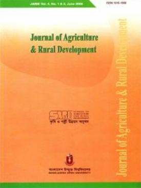 Journal of Agriculture & Rural Development