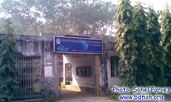 Entrance of Institute of Marine Sciences and Fisheries, University of Chittagong, Bangladesh
