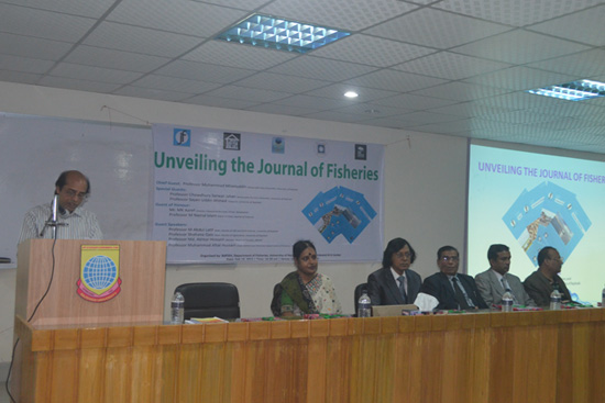 Welcome address by Professor M Nazrul Islam, Editor in Chief, Journal of Fisheries